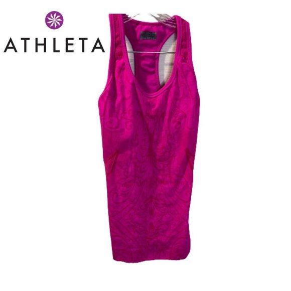 Athleta Tops - ATHLETA Women's Pink Racerback Tank Top